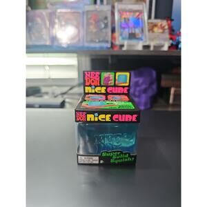 Nee Doh Nice Cube - Super Solid Squish! (Blue) - Brand New/Factory Sealed!